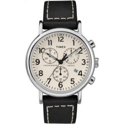 Zegarek Timex Męski TW2R42800 Weekender Chrono Indiglo czarny. Czarne zegarki męskie marki Timex. Za 339,00 zł.