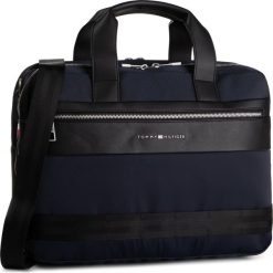 Torba na laptopa TOMMY HILFIGER - Nylon Mix Workag AM0AM055015 413. Niebieskie torby męskie skórzane TOMMY HILFIGER, bez wzorów, ze skóry ekologicznej. Za 749,00 zł.