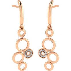 Złote kolczyki-wkrętki z diamentami. Żółte kolczyki damskie Art of Diamond & Co., z diamentem, złote. W wyprzedaży za 747,95 zł.