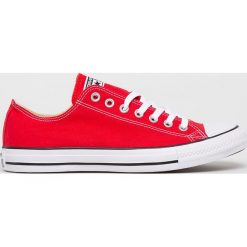 Converse - Tenisówki. Czerwone trampki męskie Converse, bez wzorów, z materiału, na sznurówki. W wyprzedaży za 249,90 zł.