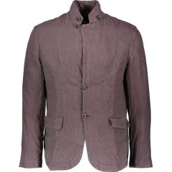Marynarki męskie slim fit: Marynarka lniana w kolorze szarobrązowym
