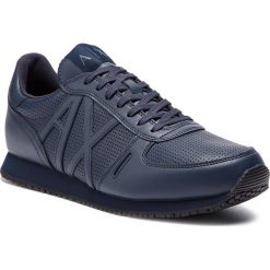 Sneakersy ARMANI EXCHANGE - XUX017 XCC04 00285 Navy. Niebieskie sneakersy męskie Armani Exchange, bez zapięcia. Za 559,00 zł.