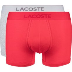 Lacoste 2-pack Bokserki Czerwony Szary. Szare bokserki męskie Lacoste, bez wzorów, z elastanu. Za 180,95 zł.