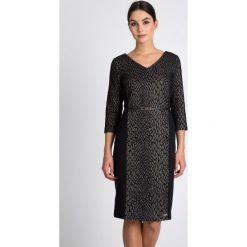 Sukienki: Elegancka sukienka z dekoltem V QUIOSQUE