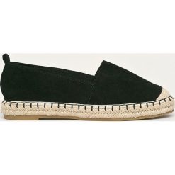 Answear - Espadryle Best Shoes. Czarne espadryle damskie ANSWEAR, bez wzorów, z gumy, bez obcasa, na obcasie. W wyprzedaży za 69,90 zł.