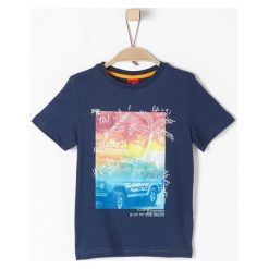S.Oliver T-Shirt Chłopięcy 116 - 122 Niebieski. Niebieskie t-shirty chłopięce marki S.Oliver. Za 39,00 zł.