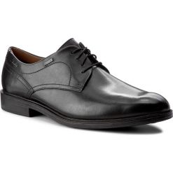 Półbuty CLARKS - Chilverwalkgtx GORE-TEX 261096897 Black Leather. Czarne buty wizytowe męskie Clarks, ze skóry. W wyprzedaży za 369,00 zł.
