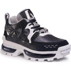 Sneakersy EMPORIO ARMANI - X4C590 XM423 B945 Ocean/Night/Bluet/Wh. Niebieskie sneakersy męskie Emporio Armani, na co dzień, bez wzorów, z zamszu, bez zapięcia. Za 1679,00 zł.