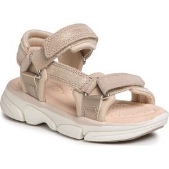 Sandały GEOX - J S.Lunare G. B J02BHB 07715 C5000 M Beige. Brązowe sandały dziewczęce Geox, ze skóry, bez zapięcia. Za 279,00 zł.