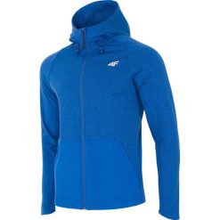 Bluzy męskie: Bluza męska treningowa BLMF203 – niebieski melanż