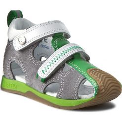 Sandały BARTEK - 81772 Grey/Green. Szare sandały męskie skórzane Bartek. W wyprzedaży za 109,00 zł.