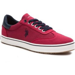 Tenisówki U.S. POLO ASSN. - Ted1 MARCS4102S9/C1 Red. Czerwone półbuty męskie U.S. Polo Assn., bez wzorów, z gumy, eleganckie, bez zapięcia. W wyprzedaży za 179,00 zł.
