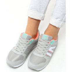 Buty sportowe damskie: Szaro-Pomarańczowe Buty Sportowe Force