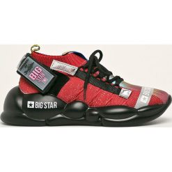 Big Star - Buty by Daniel Lopez. Czerwone buty sportowe damskie BIG STAR, bez wzorów, z materiału, sportowe. Za 249,90 zł.