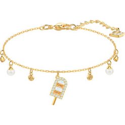 Swarovski - Bransoletka No Regrets. Żółte bransoletki damskie Swarovski, z kryształem, metalowe. Za 339,90 zł.
