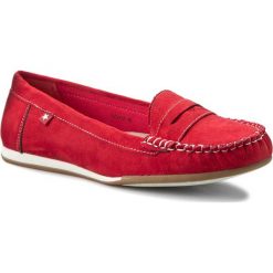 Mokasyny BIG STAR - U274767 Red. Czerwone mokasyny damskie marki BIG STAR, na co dzień, bez wzorów, ze skóry, retro, bez obcasa, na płaskiej podeszwie, bez zapięcia. Za 129,00 zł.