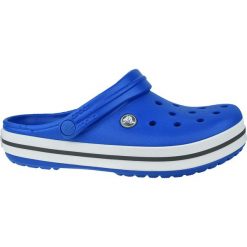 Crocs Crocband 11016-4JN klapki uniseks niebieskie 37/38. Niebieskie klapki męskie Crocs, bez wzorów, z materiału. W wyprzedaży za 149,99 zł.