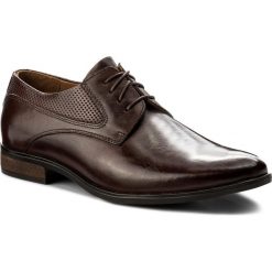 Półbuty LASOCKI FOR MEN - MB01-FABIO-02 Brązowy Ciemny. Pomarańczowe buty wizytowe męskie Lasocki For Men, bez wzorów, ze skóry, eleganckie, bez zapięcia. Za 189,99 zł.