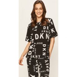 Dkny - T-shirt piżamowy. Piżamy damskie DKNY, s, bez wzorów, z elastanu, bez rękawów. Za 269,90 zł.