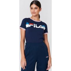 T-shirty damskie: FILA Krótki T-shirt Ashley – Navy
