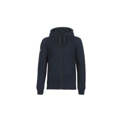 Bluzy Superdry BONDED KNIT ZIPHOOD. Niebieskie bluzy męskie Superdry, s, bez wzorów, bez kołnierzyka, bez rękawów, bez kaptura. Za 579,00 zł.