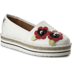 Espadryle damskie na koturnie: Espadryle LOVE MOSCHINO – JA10203G05JA010A Vit.Pu Bianco
