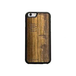IPhone 6/6S Drewniane etui Łódź Panorama. Brązowe etui damskie marki Bewood, z lakierowanej skóry. Za 109,00 zł.
