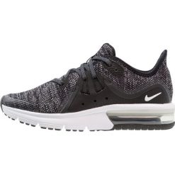 Nike Performance AIR MAX SEQUENT 3 Obuwie do biegania treningowe black/dark grey/white/metallic hematite. Czarne buty sportowe męskie Nike Performance, z tworzywa sztucznego, do biegania. Za 359,00 zł.