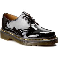 Półbuty DR. MARTENS - 1461 10084001 Black. Czarne półbuty damskie Dr. Martens, bez wzorów, ze skóry, bez obcasa, na obcasie, bez zapięcia. Za 519,00 zł.