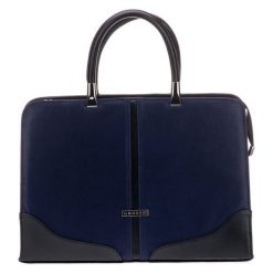 Grosso Bag Torebka Damska Ciemnoniebieski. Czarne torby na laptopa marki Grosso Bag, ze skóry. W wyprzedaży za 149,00 zł.