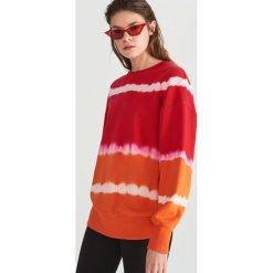 Bluza z motywem tie-dye - Różowy. Różowe bluzy damskie Reserved, s, bez wzorów, bez rękawów, bez kaptura. Za 119,99 zł.