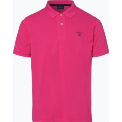 Gant - Męska koszulka polo, różowy. Różowe koszulki męskie GANT, m, bez wzorów, z bawełny, klasyczne, polo, bez rękawów. Za 299,95 zł.