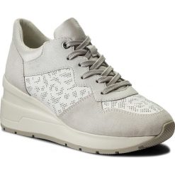 Sneakersy GEOX - D Zosma C D828LC 08522 C1352 White/Off White. Białe sneakersy damskie Geox, z materiału. W wyprzedaży za 369,00 zł.