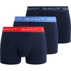 GANT TRUNK SOLID 3 PACK Panty navy. Niebieskie bokserki męskie GANT, z bawełny. Za 169,00 zł.