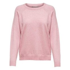 ONLY Damski sweter Lesly Kings L / S Pullover Knt Noos LightPink W. Melange (rozmiar XS). Różowe swetry damskie ONLY, s, bez wzorów, bez rękawów, bez kaptura. W wyprzedaży za 84,00 zł.