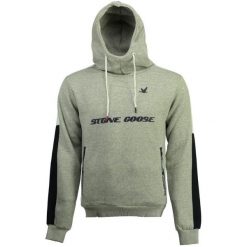 Stone Goose Bluza Męska Farstone M Szara. Szare bluzy męskie Stone Goose, m, bez wzorów, z kapturem, bez rękawów. W wyprzedaży za 124,00 zł.