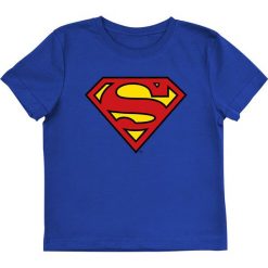 T-shirty damskie: Superman Logo Koszulka dziecięca niebieski