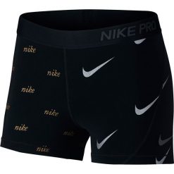Spodenki termoaktywne damskie NIKE PRO 3IN SHORT METALLIC / AR2388-010. Szorty damskie Nike, bez wzorów. Za 139,99 zł.
