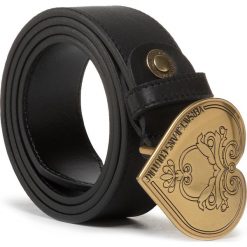 Pasek Damski VERSACE JEANS COUTURE - D8VVBF08 71547 899. Czarne paski damskie Versace Jeans Couture, w paski, z jeansu. W wyprzedaży za 399,00 zł.