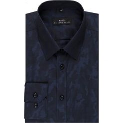 Koszula SIMONE KDGS000152. Czarne koszule męskie Giacomo Conti, m, moro, z bawełny, klasyczne, z klasycznym kołnierzykiem, bez rękawów. Za 299,00 zł.