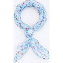 Apaszka w kwiatki - Niebieski. Niebieskie apaszki damskie marki Reserved, w kwiaty. Za 24,99 zł.
