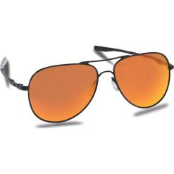 Okulary przeciwsłoneczne OAKLEY - Elmont (Large) OO4119-1360 Satin Black/Prizm Ruby. Czarne okulary przeciwsłoneczne damskie aviatory Oakley. W wyprzedaży za 579,00 zł.