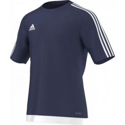 T-shirty męskie: Adidas Koszulka piłkarska męska Estro 15 granatowo-biała r. XXL (S16150)