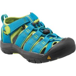 Keen Sandały Newport h2 K Hawaiian Blue/Green Glow Us 8 (24 Eu). Niebieskie sandały dziewczęce Keen, bez zapięcia. Za 168,00 zł.