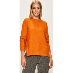 Noisy May - Sweter. Pomarańczowe swetry damskie Noisy May, s, bez wzorów, z elastanu, bez rękawów, bez kaptura. W wyprzedaży za 79,90 zł.