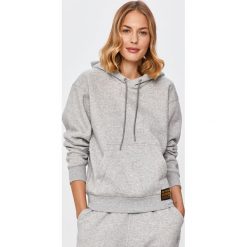 G-Star Raw - Bluza. Szare bluzy damskie G-Star RAW, s, z aplikacjami, z bawełny, bez rękawów, z kapturem. Za 369,90 zł.