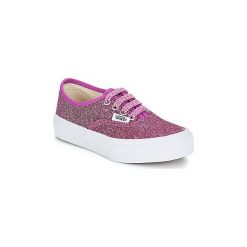Buty Dziecko Vans UY AUTHENTIC. Różowe trampki dziewczęce marki Vans, bez wzorów, bez zapięcia. Za 175,20 zł.