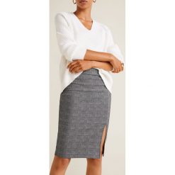 Mango - Spódnica Pekin. Szare spódniczki ołówkowe Mango, m, z elastanu, midi. Za 89,90 zł.