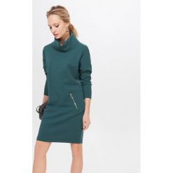 Sukienka z bawełną organiczną Eco Aware - Turkusowy. Niebieskie sukienki damskie Mohito, s, z bawełny. Za 119,99 zł.