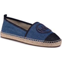 Espadryle MICHAEL MICHAEL KORS - Rey Espadrille 40S0RYFP2D Lt Denim. Niebieskie espadryle damskie MICHAEL Michael Kors, bez wzorów, z tworzywa sztucznego, bez obcasa, na płaskiej podeszwie. W wyprzedaży za 429,00 zł.